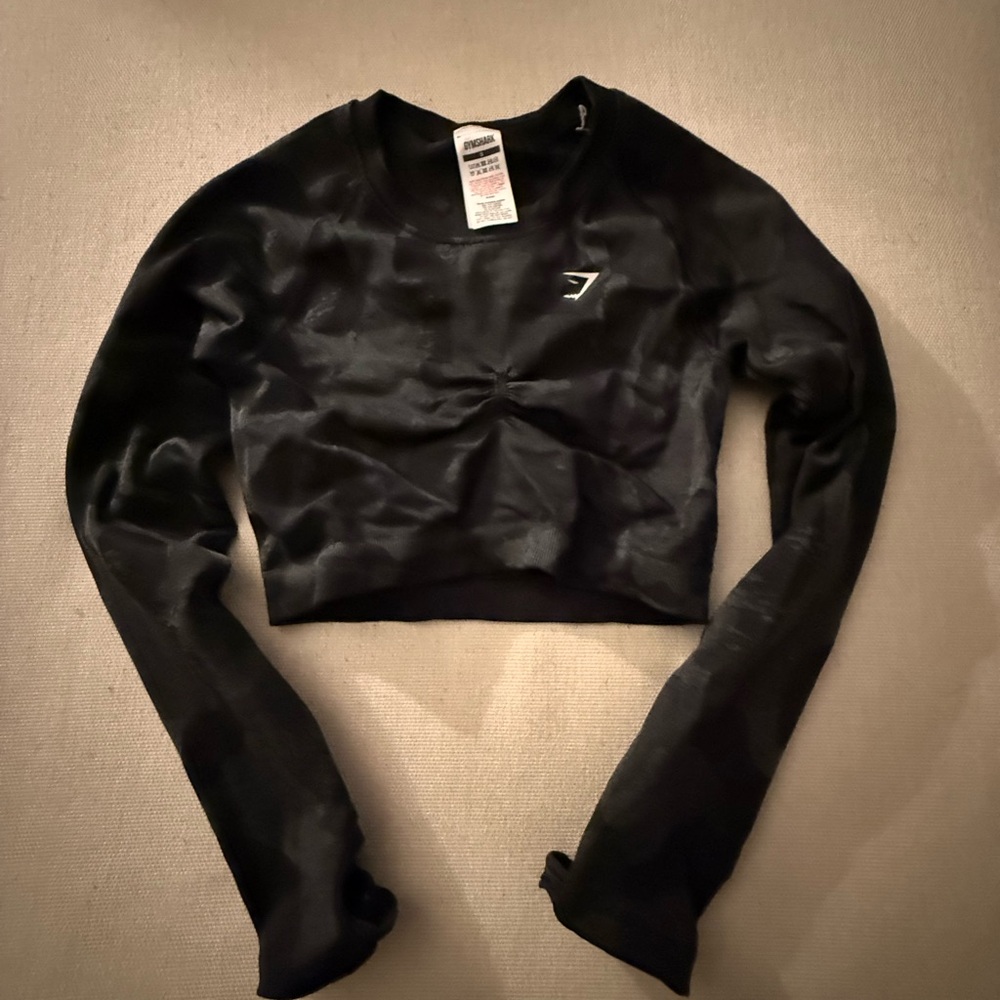 Gymshark Black Women's Cropped top